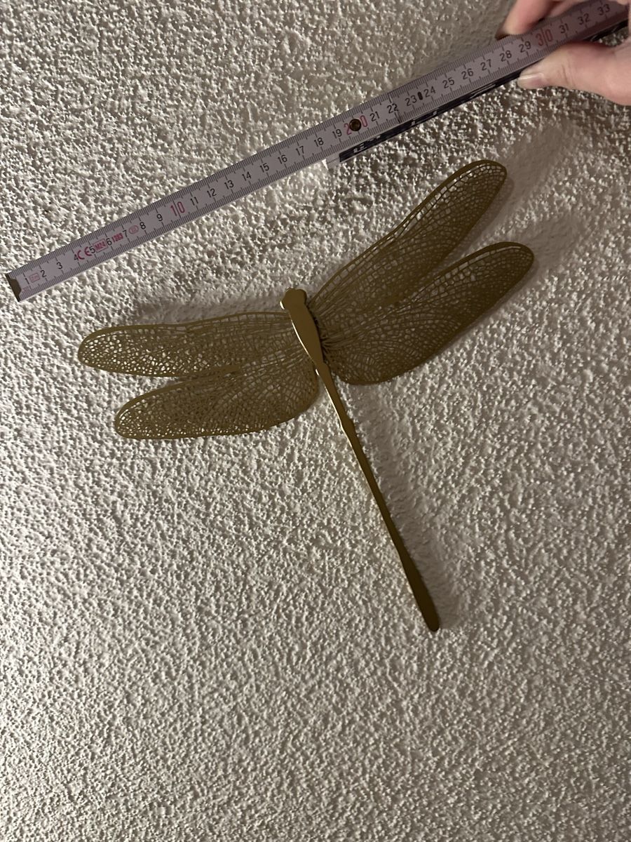 La Redoute Tutte le decorazioni: 2er-Set goldene Deko-Libellen, WANDDEKO – Nuovo e nell'imballaggio originale da Winterthur venduto da Cecillib 4