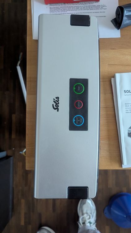 Solis Vakuumiergerät Vac Smart 577 - Einschweißgerät für Lebensmittel - Vakuumierer/Folienschweißgerät mit Instant-Seal-Funktion