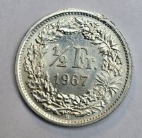 50 Rp. 1967 Silbermünze