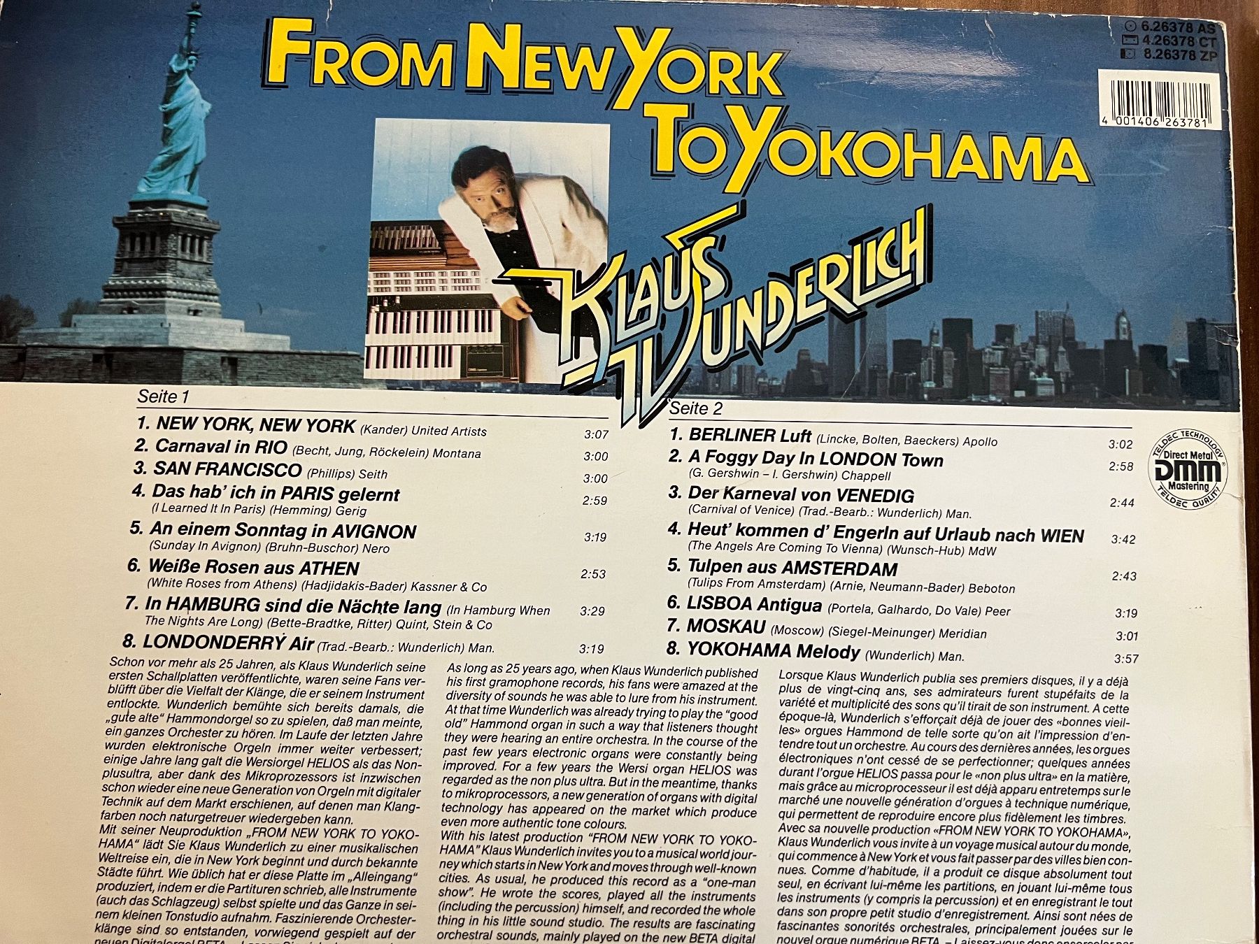 Dischi in vinile: 4x LP SCHALLPLATTEN Klaus Wunderlich Hammond – Usato da chiasso venduto da Wulli 4