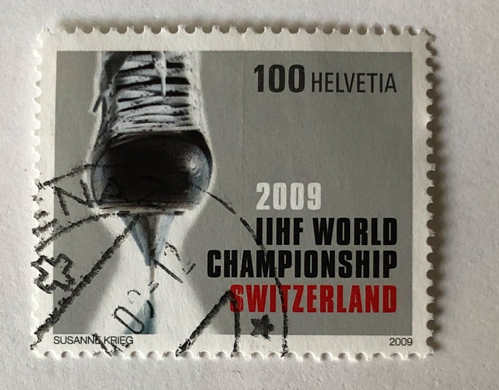 Tous les timbres: Nr.1301 EISHOCKEY-WELTMEISTERSCHAFT 2009 GESTEMPELT    – D'occasion à Aarau par Billa007