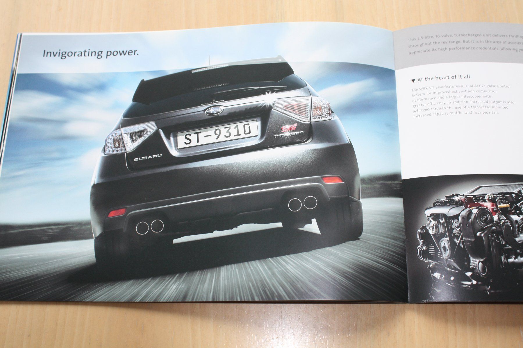 Subaru Documenti: Subaru Impreza WRX STI Prospekt – Usato da Wikon venduto da erwin400 7