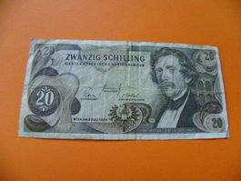 20 Schilling Österreichische Nationalbank, Jahr 1967