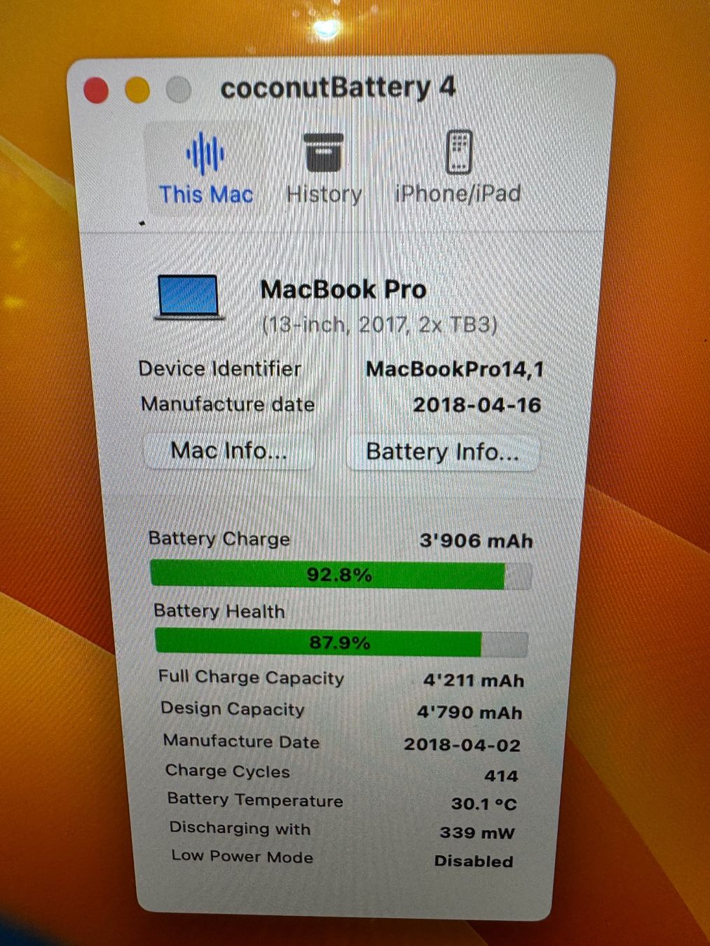 Apple Notebook: MacBook Pro 13 – Usato da Adliswil venduto da Busys 2