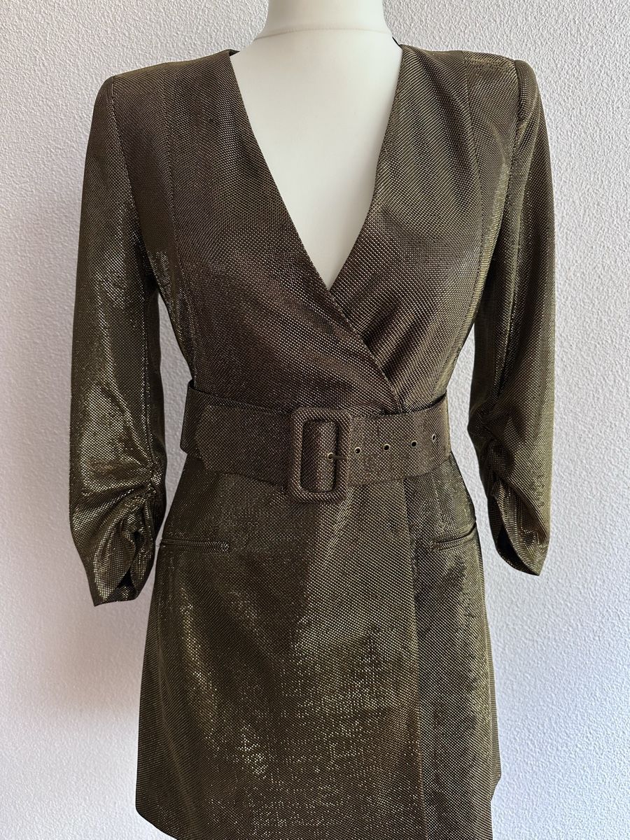 Kleider: Elegantes Glitzerkleid mit Gürtel Gr. 40 – Gebraucht aus Zug von mkurganskaya