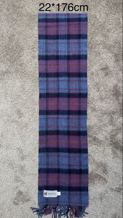 John Hanly Vintage écharpe/Schal 100% laine d’agneau