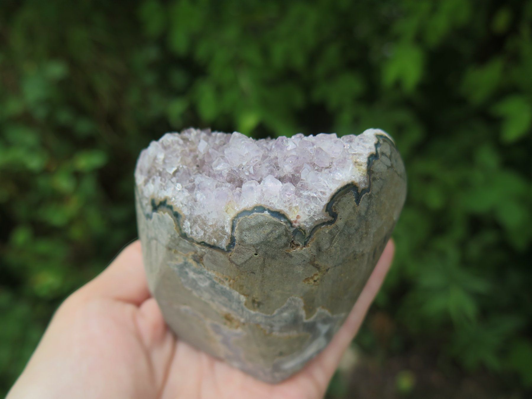 Mineralien & Heilsteine: Amethyst von Brasilien ca. 518 gr. – Gebraucht aus Schaffhausen von Yamakana51L8736OQ8 2