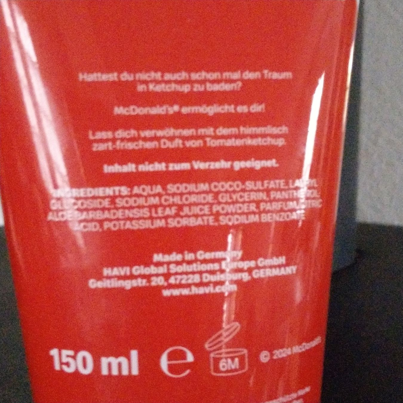 Doccia: Mc Donalds Ketchup Duschbad – Nuovo e nell'imballaggio originale da Maienfeld venduto da Hanswurst64 2