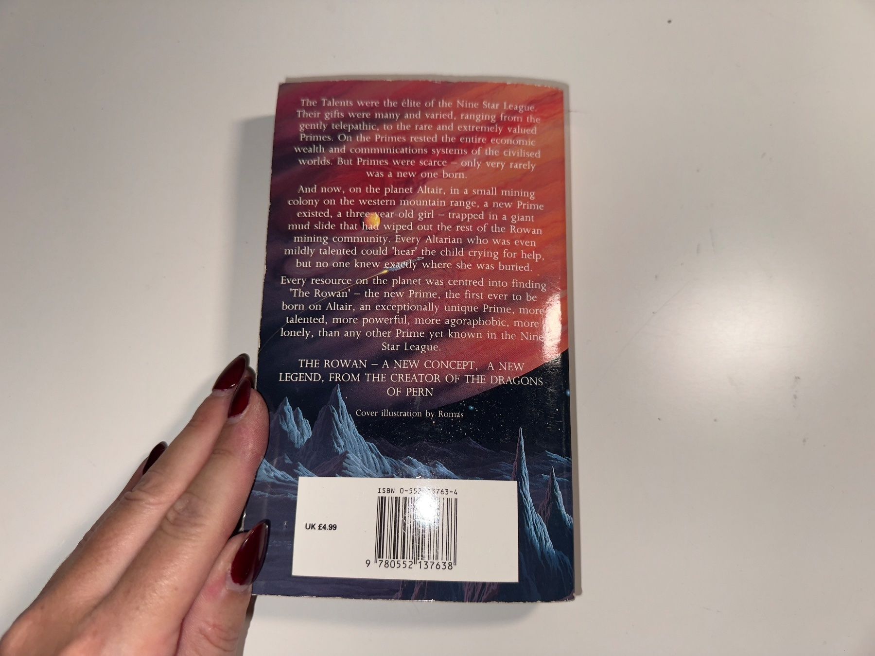 Libri: NOVEL: Anne McCaffrey, The Rowan – Usato da Grosswangen venduto da English_books 9