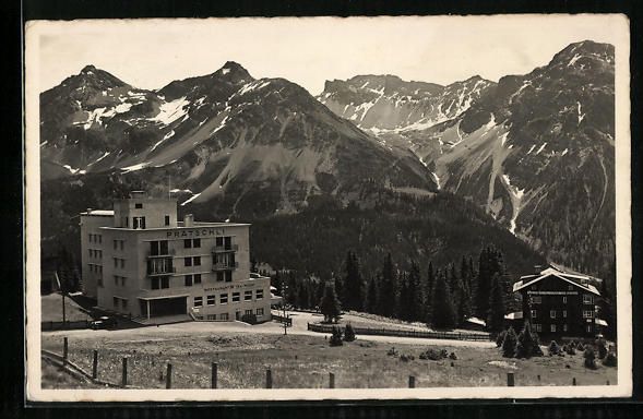 Cartoline postali: AK Arosa, Berghotel Prätschli – Usato da Berlin venduto da bartko-reher