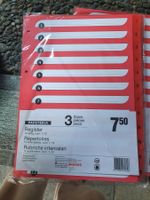 1 Pack 3 x Register 12 teilig für Ordner Ordnerregister
