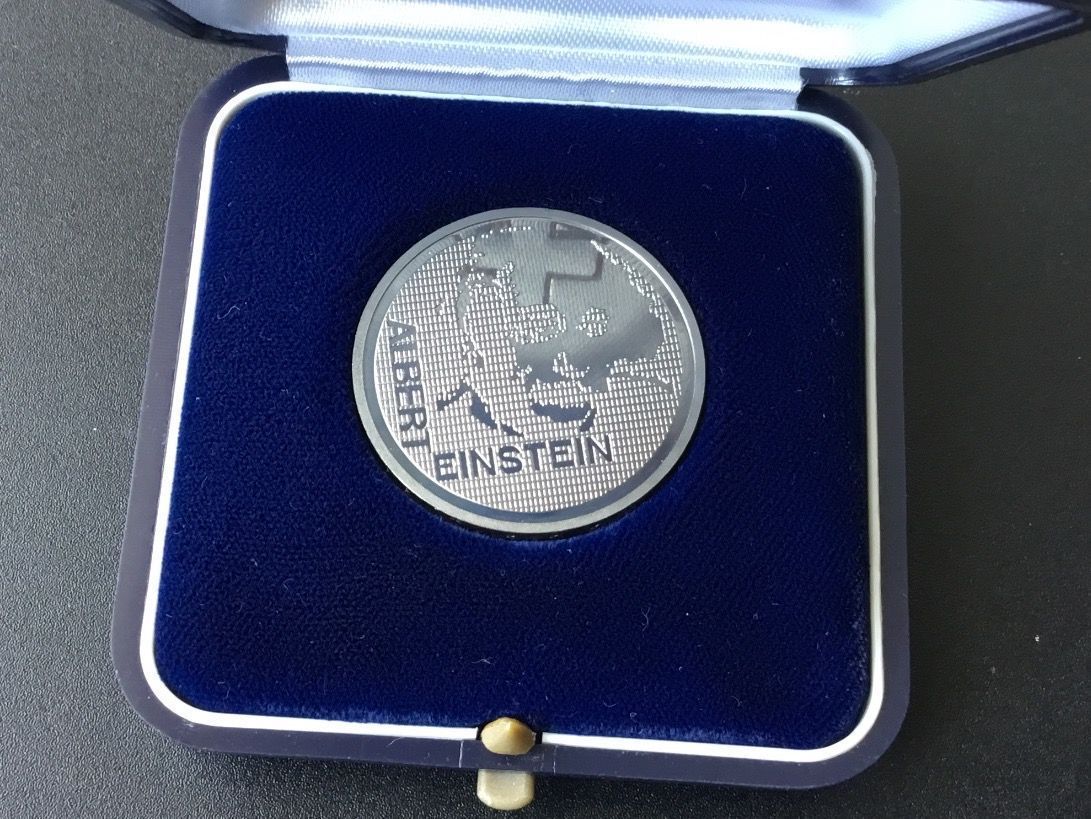 Tutti le monete: 5 Franken EINSTEIN PORTRÄT in PP ***** – Nuovo e nell'imballaggio originale da St. Margrethen SG venduto da alfapeugeot10 2