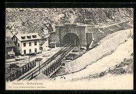 Göschenen, Blick auf den Gotthardtunnel