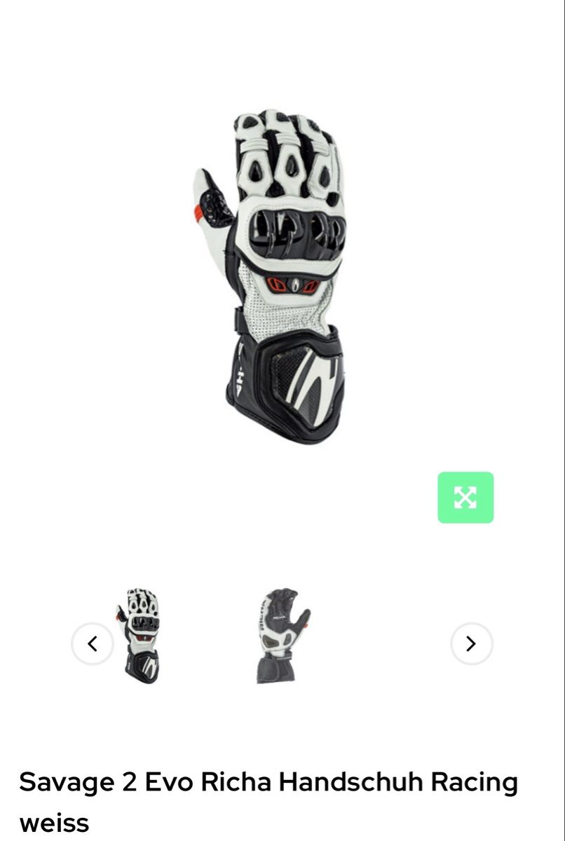 Altri accessori da uomo: Richa Savage 2 Evo Racing Weiss – Nuovo (secondo la descrizione) da Koppigen venduto da Jsimsala94