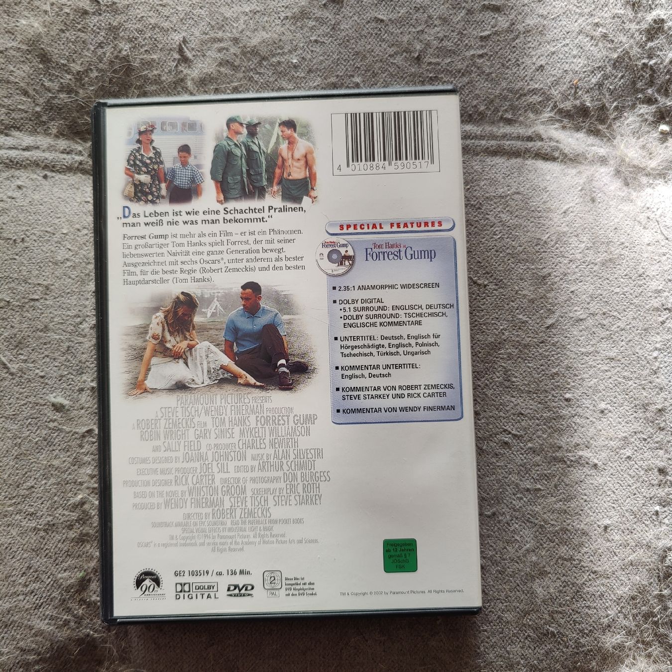 Tutti i DVDs: Forrest Gump DVD deutsch – Nuovo (secondo la descrizione) da Schwerzenbach venduto da Salamon33 1