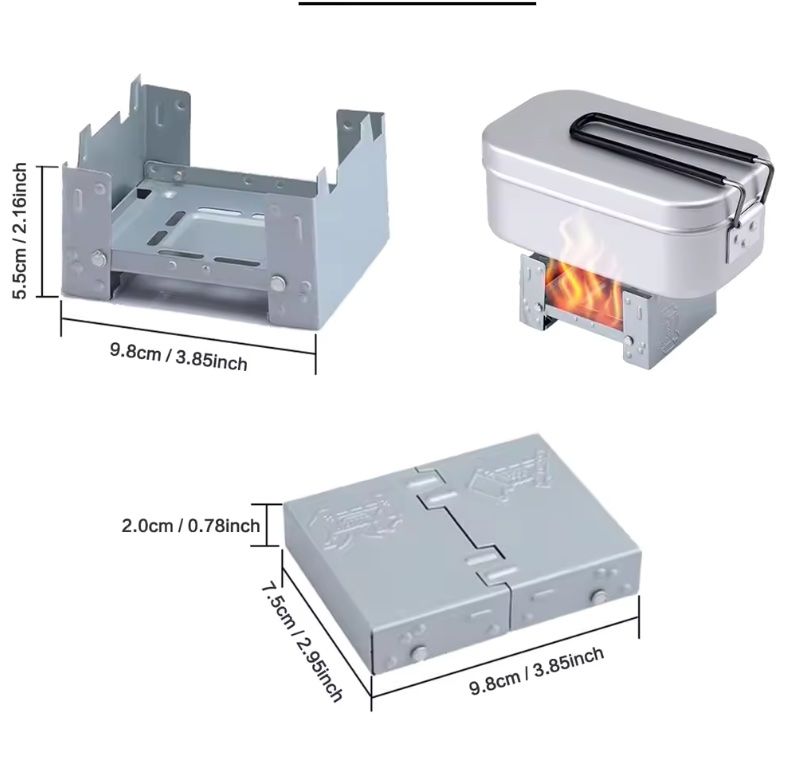 Elettrodomestici da cucina: Kleiner Campingkocher - Outdoor mit Schale – Nuovo (secondo la descrizione) da Basel venduto da Kunterbunt12 1
