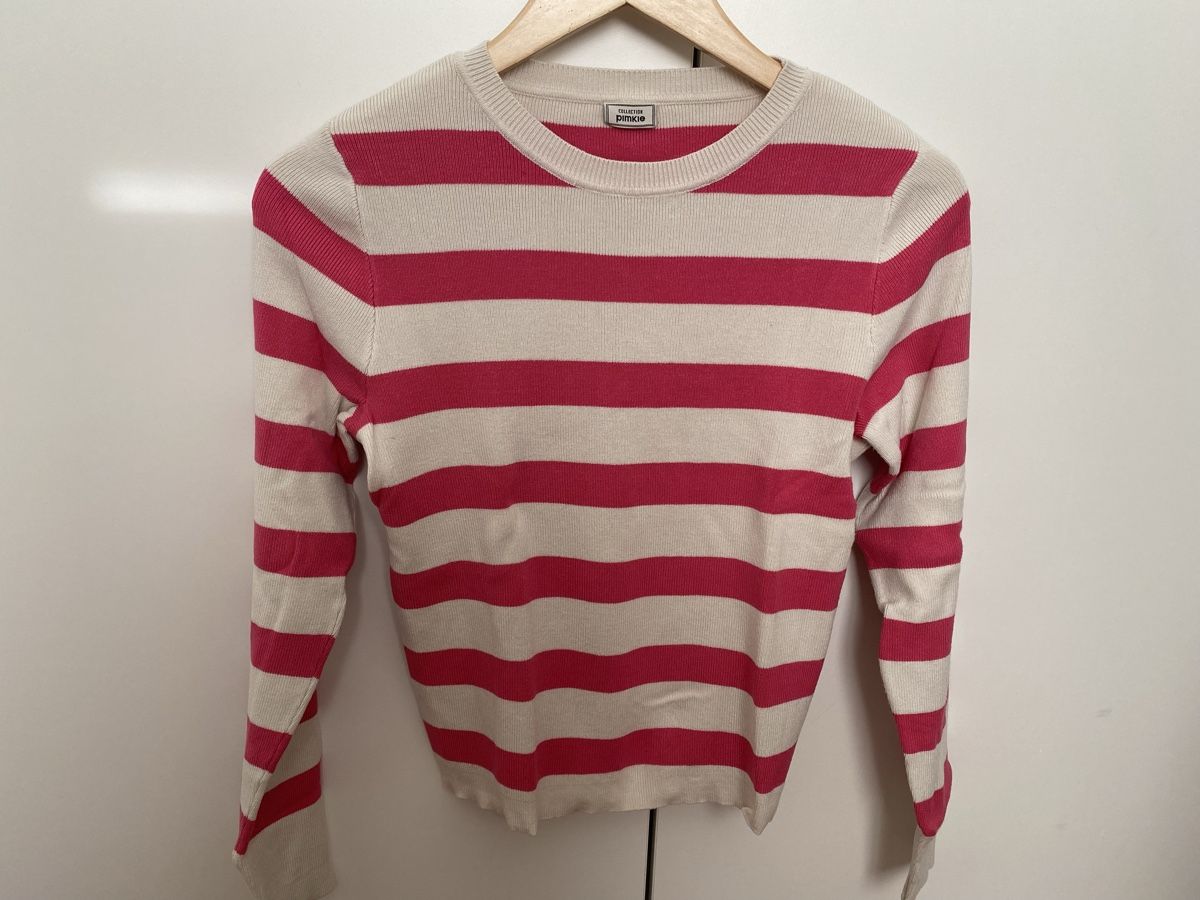 Pimkie Maglioni & Felpe: Pull rayé PIMKIE rose et blanc taille S – Nuovo (secondo la descrizione) da Aigle venduto da Celina28