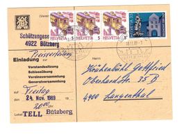 Einladung Schützengesselschaft Bützberg Preisverteilung