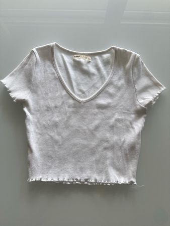 T-shirt blanc Pull&Bear taille S bon état