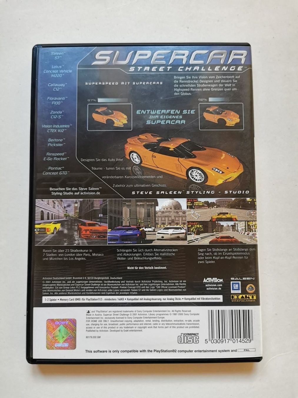 Sony Giochi: Ps 2 - Supercar Street Challenge – Usato da Lenzburg venduto da eyworld 2