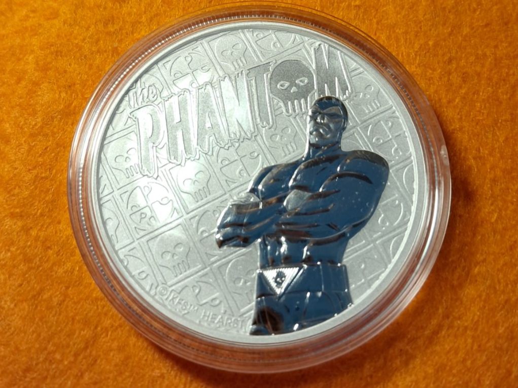 Alle Münzen: PHANTOM 1 OZ UNZE SILBER 999 TUVALU 2022 – Neu und originalverpackt aus Trübbach von Adam123456
