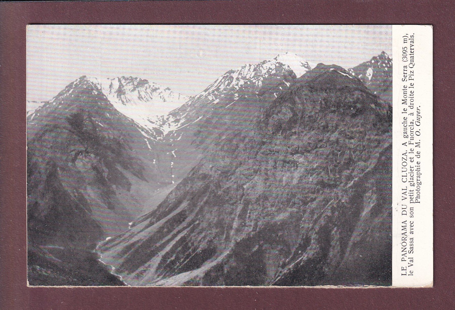 Cartoline postali: Parc national - GRISONS - Val Cluoza – Usato da Pully venduto da nicecards