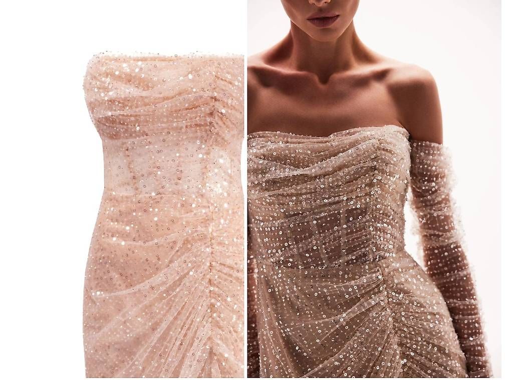 Vestiti: Sequined maxi dress golden – Nuovo (secondo la descrizione) da Regensdorf venduto da car_w2w5 2