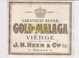 Etikette - Gold-Malaga Vièrge /bd