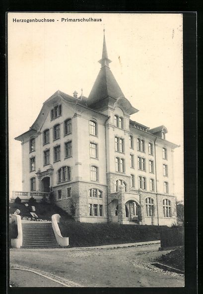 Cartoline postali: AK Herzogenbuchsee, Primarschulhaus – Usato da Berlin venduto da bartko-reher