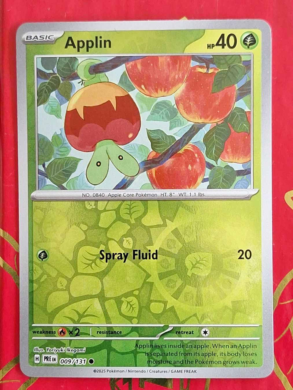 Pokémon Cartes à collectionner: Applin - Reverse Holo - Pokemon Prismatic Evolution – D'occasion à Altstätten SG par GGsGameshop