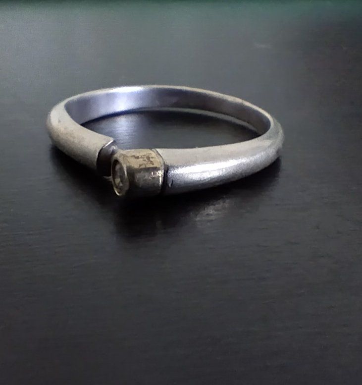 Bagues: MODERNER RING SILBER 925 – D'occasion à Romanshorn par Glitzer-Paradies 1