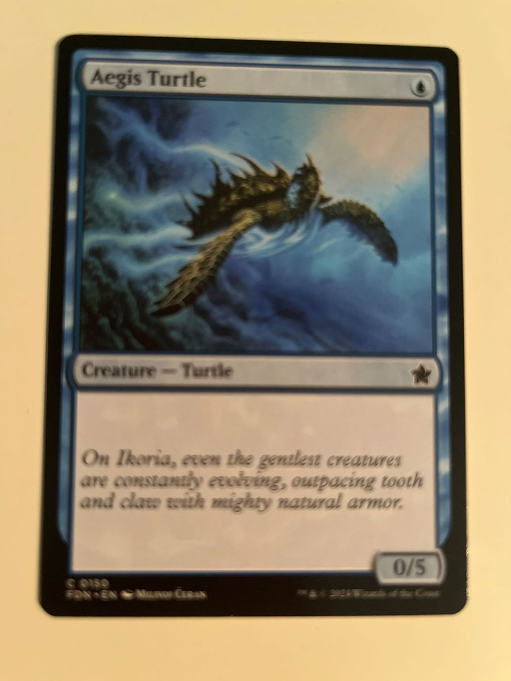 Magic The Gathering Carte collezionabili: 1 x Aegis Turtle - Magic: The Gathering - MtG – Usato da Kriens venduto da Shadi1980