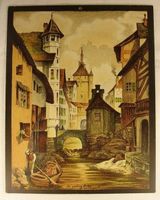 SCHAFFHAUSEN IM UNTERN GRIES LITHOGRAFIE