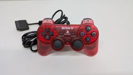 Original PlayStation 2 Controller, rot-transparent