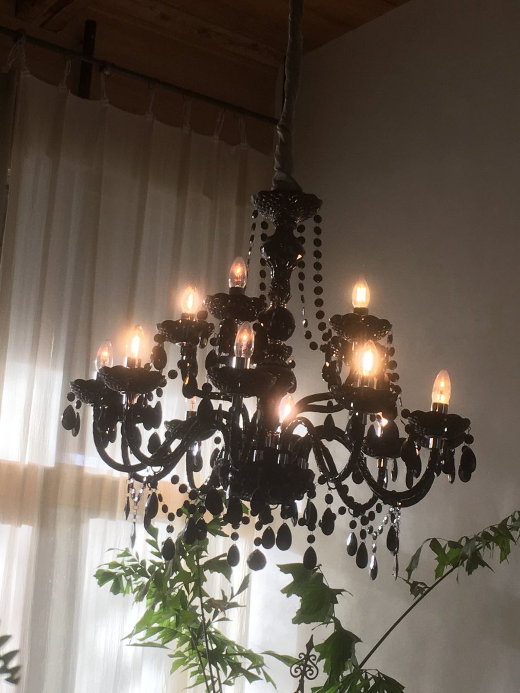 Lampade: Leuchter >>> edel, schwarz, gross! – Usato da Nennigkofen venduto da simonbern 1