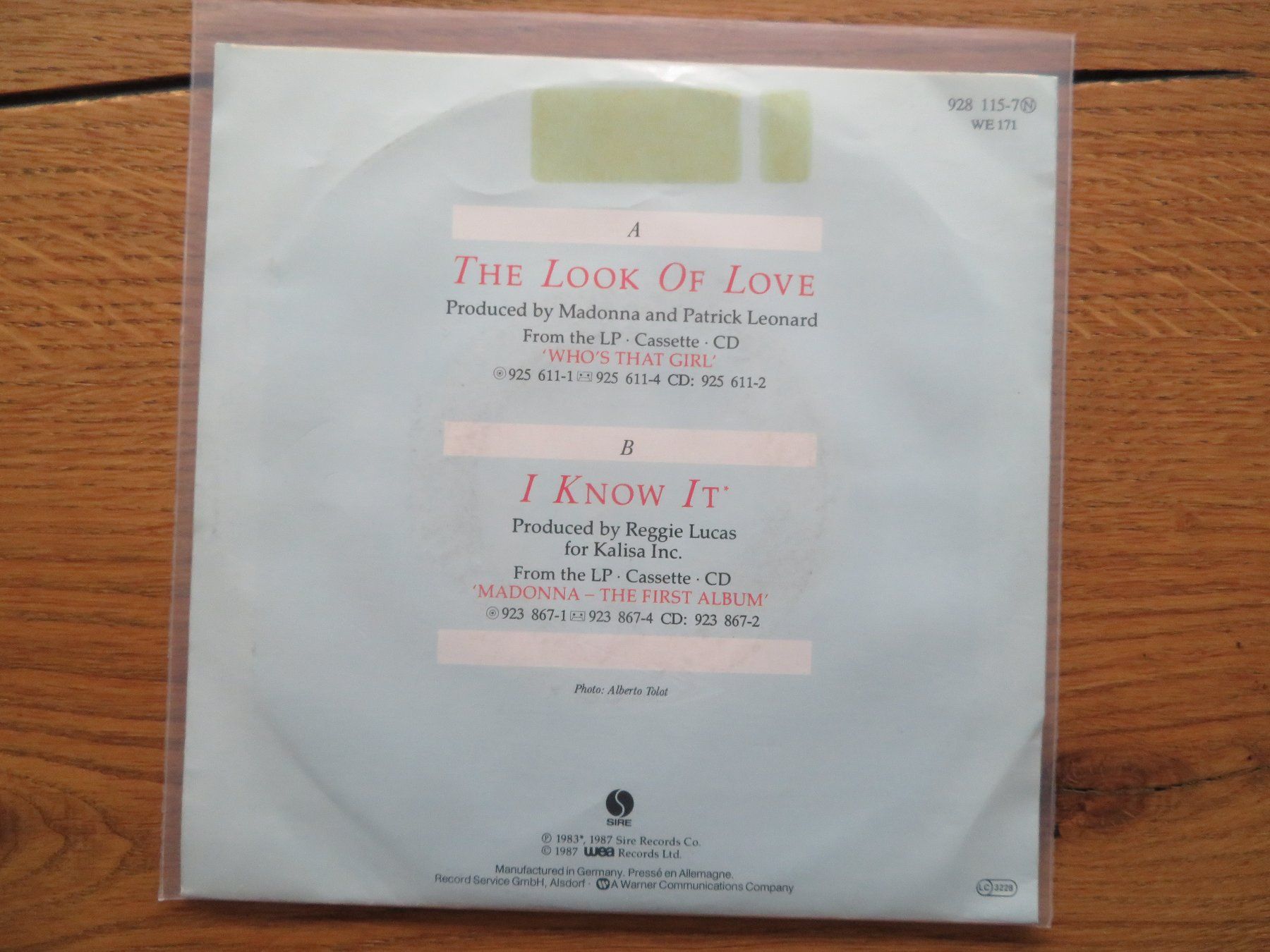 Dischi in vinile: MADONNA SINGEL – Nuovo (secondo la descrizione) da Zürich venduto da max_cp5f 1