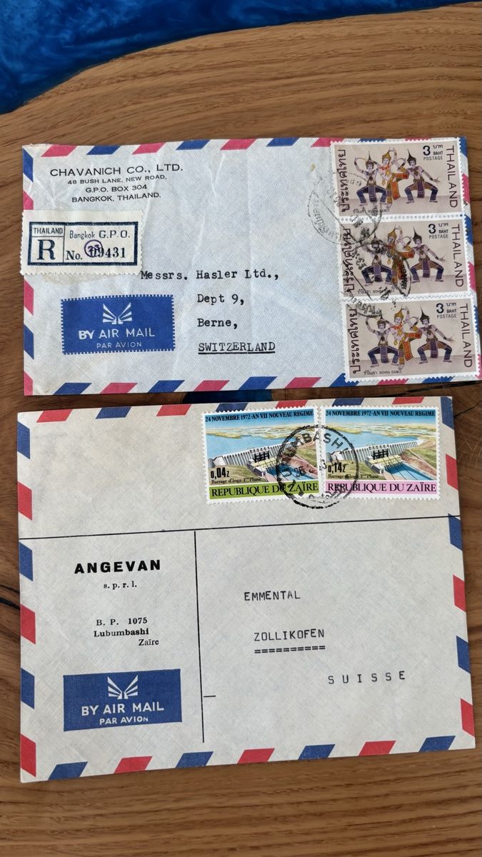 Couverts & Versandtaschen: Briefe mit Briefmarken – Gebraucht aus Wichtrach von Chrisscho 1