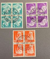 P14Bz - 16Bz Viererblöcke Stempel Bern 1 SBK 30.-