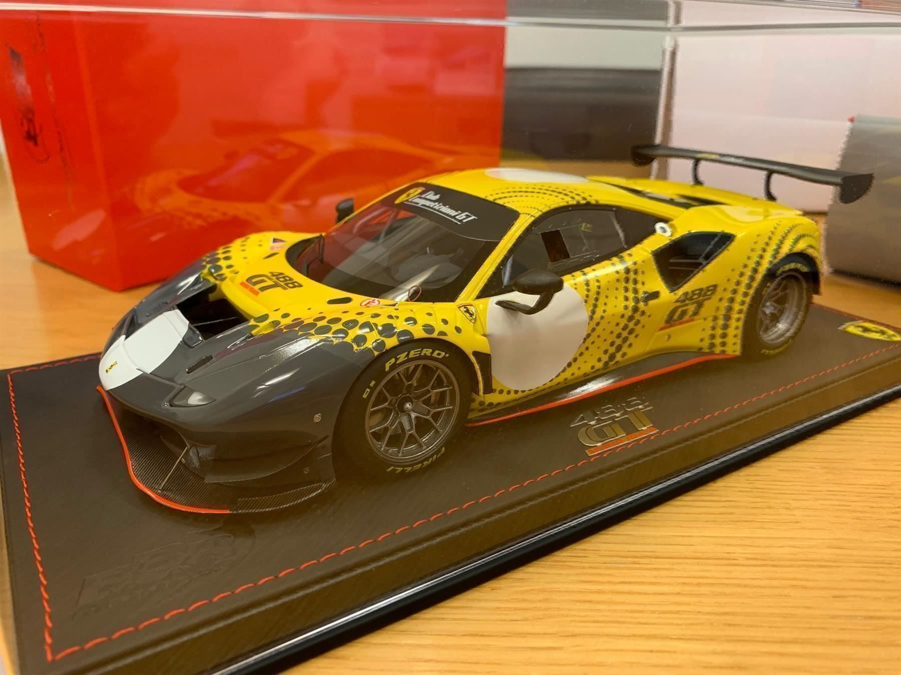 Modellautos: Ferrari 488 GT Modificata 1/18  BBR gelb – Neu und originalverpackt aus Stein AR von Krabbe2