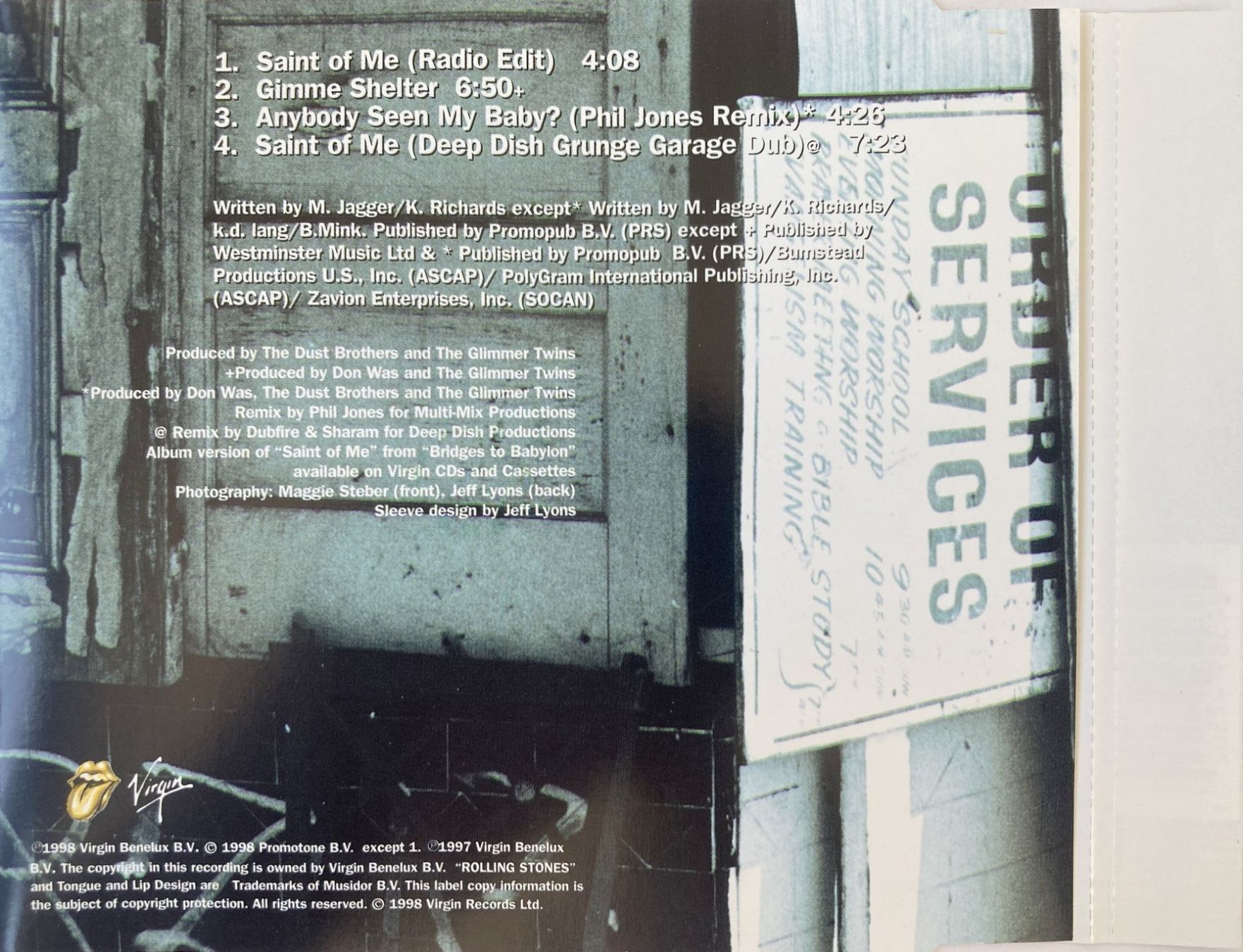 CDs: ROLLING STONES - SAINT OF ME CD1 – Gebraucht aus Bottens von hotter-than-hell 1