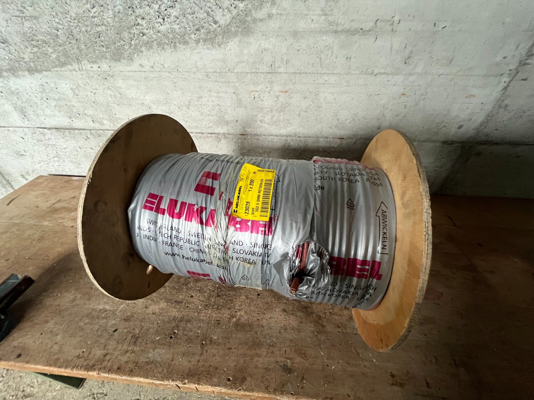 Cavi: KABEL PUR 3x2.5mm2 200 Meter Rolle – Nuovo (secondo la descrizione) da Rumisberg venduto da refiechter 2