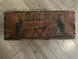 Holzkiste vintage Cailler