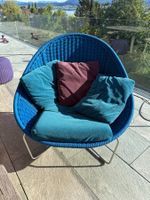 2 Paola Lenti "Nido" Sessel mit Hocker