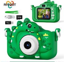 Kinder Digital kamera 32G Karte Spielzeug Dinosaurier