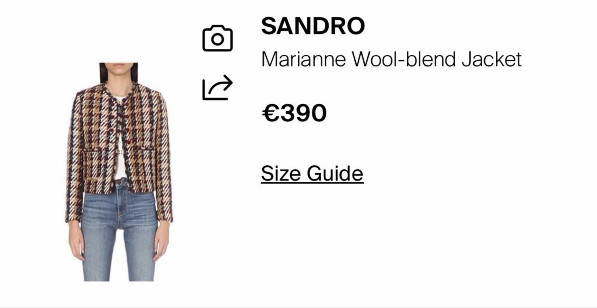 Sandro Jacken: Sandro Wool Blend Cardigan – Gebraucht aus St.Josefen von lop_lh8d 8