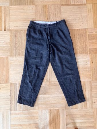 vintage graubraune Lammwollhose Gr. M, bequem und stylisch!