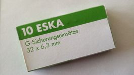 10x SICHERUNGEN 42 x 6,5 mm. Träge, 400mA. Röhrenverstärker