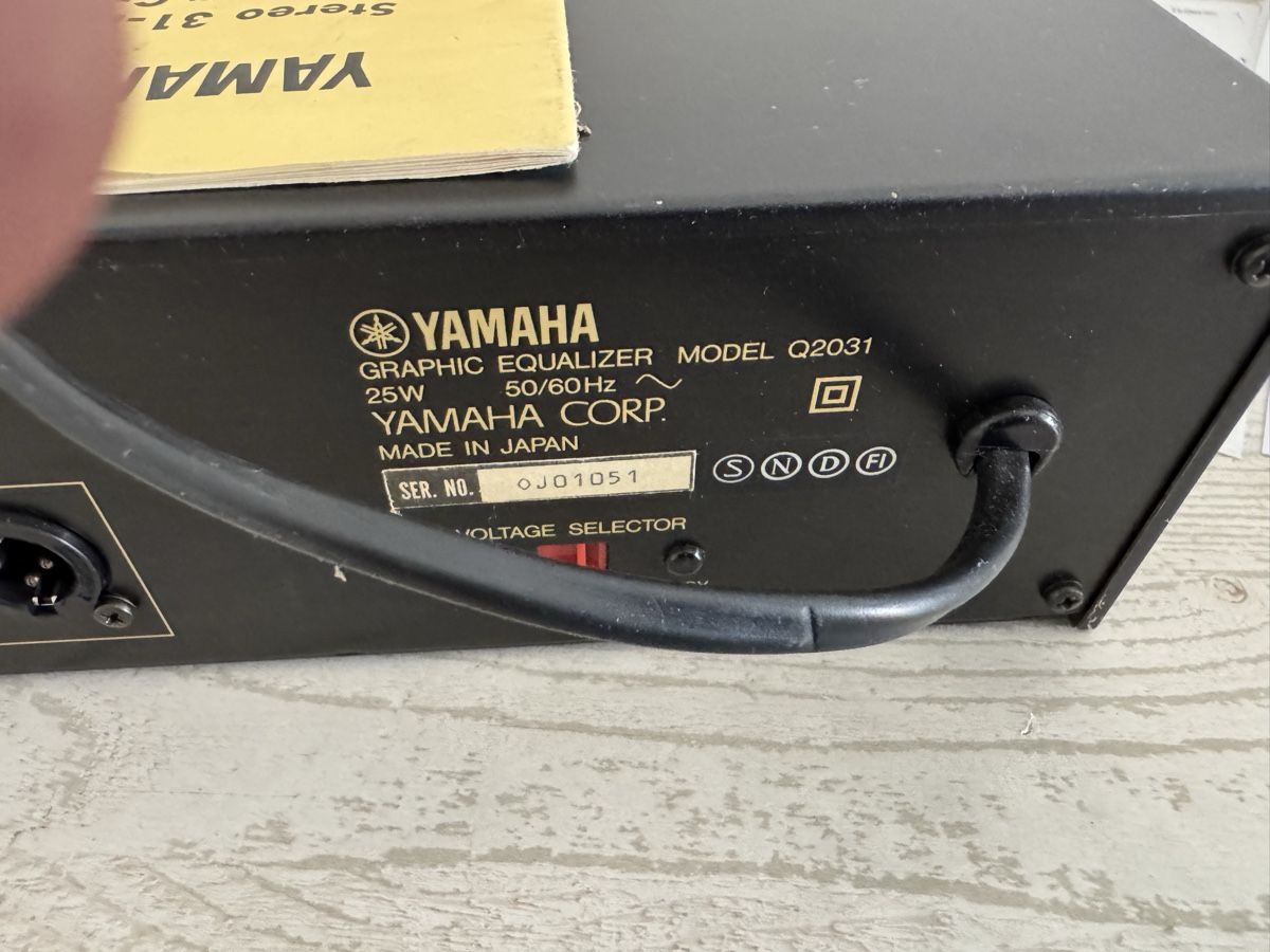 Yamaha Equalizer: yamaha q2031 graphic equalizer – Gebraucht aus Zunzgen von milesdavis76 6