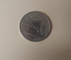 10 Lire 1975 Italienische Republik Rarität Münze, Italien