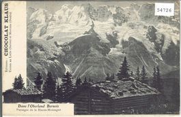 Chocolat Klaus - Dans l'Oberland Bernois